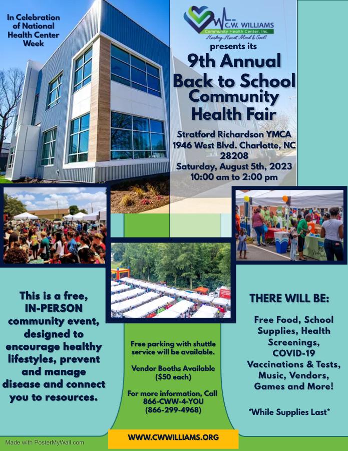 Health Fair Flyer 2023 Side 1